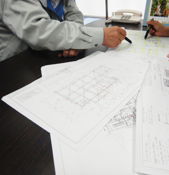 設備設計業務をメインで行っています